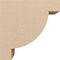 Ekena Millwork 6"W x 12"D x 12"H Classic Alpine Rough Cedar Woodgrain TimberThane Corbel, Primed Tan CORUR06X12X12ALPRCPR - alternate 3